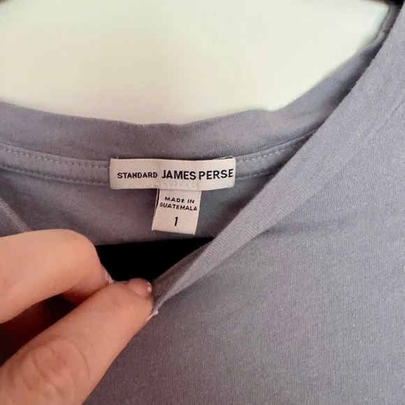 James Perse Standard Crew Neck Tee Size 1 (S) – Faded Blue - Picture 6 of 7